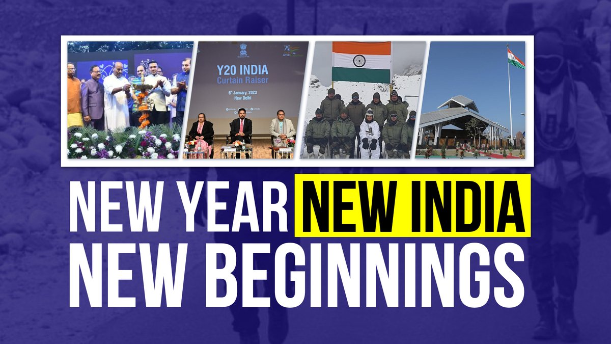 nijunction's tweet photo. The Week That Was #NewIndiaJunction | 9th Jan 2023

From the 1st Woman officer at Siachen, Microsoft Building Global Products in India, Purple Fest: Celebrating Diversity, tallest National Flag in Northeast to the Y20 Curtain Raiser!
#NIJWeekly Full video: https://t.co/Lji6pcFX9U https://t.co/1VaWP7EeLy