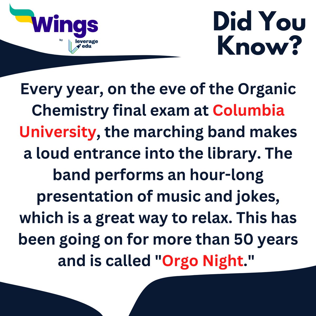 leverageedu's tweet photo. #DidYouKnow?π€
At the stroke of #midnight, #ColumbiaUniversity Marching Band occupies Room 209 of #ButlerLibrary to lower the #curve of the Orgo exam.π€
π±Apply to @Columbia and the other top #institutions in the world here: https://t.co/dwN2xgOtEQ π«
#LeverageEdu #StudyAbroad https://t.co/Ii79NvnShE