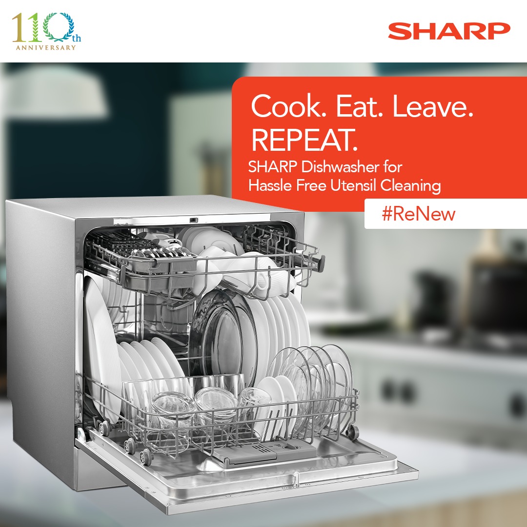 sharp_india_'s tweet photo. Enjoy all your favorite spicy and oily foods without having to worry about greasy surfaces. Impress your family and friends with a stylish and efficient portable #dishwasher. Upgrade to a new lifestyle and make cleaning up a breeze.
#homeappliances #ReNew #Sharp #Sharp110 https://t.co/l7KzSsYBOm