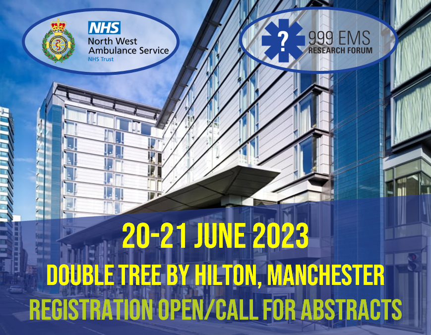 999EMSResearchForum (@999emsrf) on Twitter photo Happy new year to all our followers. Our 2023 annual research conference registration is now open with various early bird options. Remember to get your abstracts submitted. Deadline 10.02.23. All info at 999emsresearch.co.uk/annual-confereโฆ <a href="/NWAmb_Research/">NWAS Research & Development</a> <a href="/PRIMECentre/">PRIME Centre Wales</a> #research Happy new year to all our followers. Our 2023 annual research conference registration is now open with various early bird options. Remember to get your abstracts submitted. Deadline 10.02.23. All info at 999emsresearch.co.uk/annual-confereโฆ <a href="/NWAmb_Research/">NWAS Research & Development</a> <a href="/PRIMECentre/">PRIME Centre Wales</a> #research