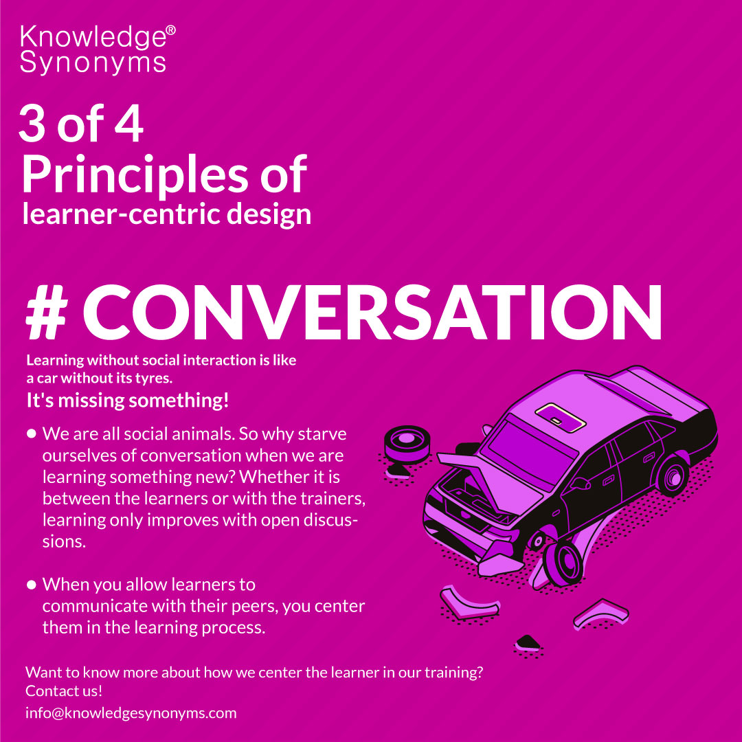 KSynonyms's tweet photo. Learning by yourself can be quite lonely. 
But there's a solution!  This post in our learner-centric design series is all about the solution to lonely learning. Share your thoughts below!
𝐓𝐨 𝐤𝐧𝐨𝐰 𝐦𝐨𝐫𝐞 𝐜𝐨𝐧𝐭𝐚𝐜𝐭 𝐮𝐬: https://t.co/RF0alSLlkF
#KnowledgeSynonyms #LCD https://t.co/AntRWOv7Ey