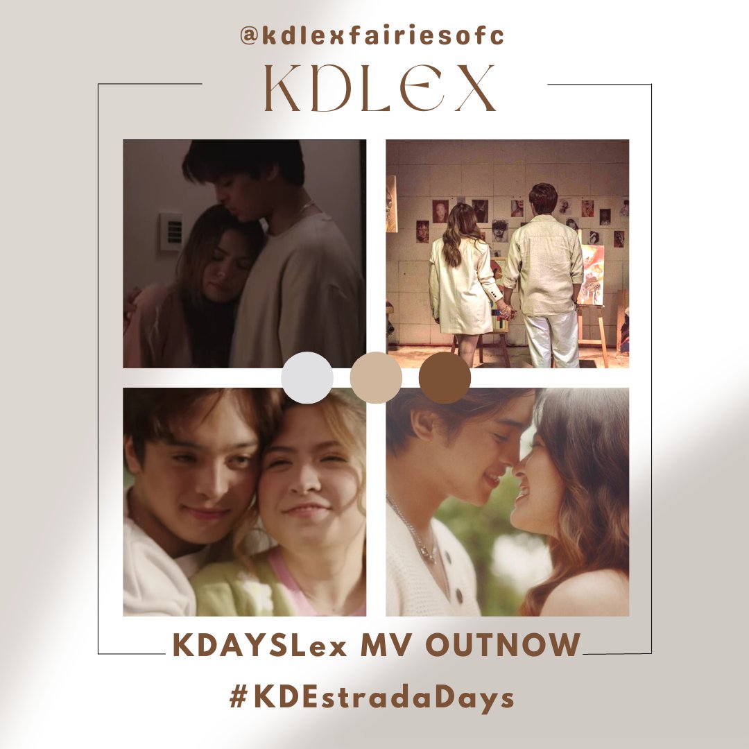 "DAYS" MV is out NOW! Are you guys loving/enjoying it?
Please like,share &amp; leave nice comments.
Let's show a lot of love &amp; support for KDLEX. They deserve all the love &amp; happiness in this world.
Kindly reply,"hottest musical pair" w/ the tags.

KDAYSLex MV OUTNOW

#KDEstradaDays