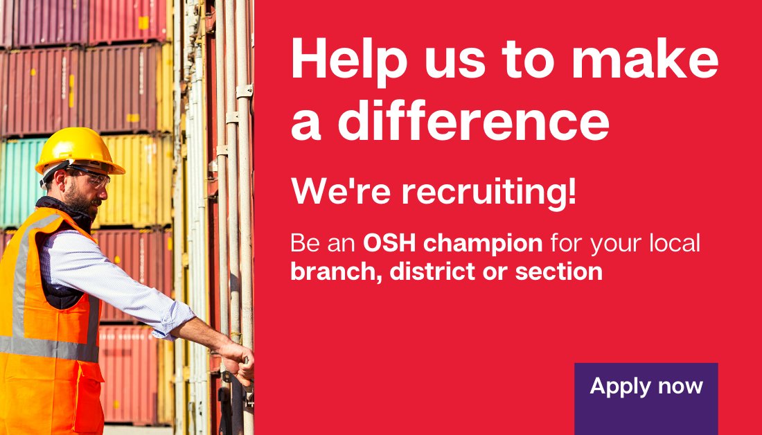 IOSH_tweets's tweet photo. Join a branch, district or section committee and help support your fellow members. 

Taking up an Executive Committee role is a great way to support your profession, develop your CPD and enhance your skills. 

Nominations are now open! 

Find out more 👇
https://t.co/VIltqudf2y https://t.co/Ovcxz7Cb8T