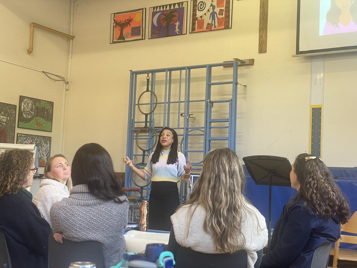 Inspirational INSET for colleagues at The Paragon currently underway. <a href="/pauldixtweets/">Paul Dix</a> thank you for sending Tara our way; her wisdom and insight are invaluable. #classroomculture #education RA