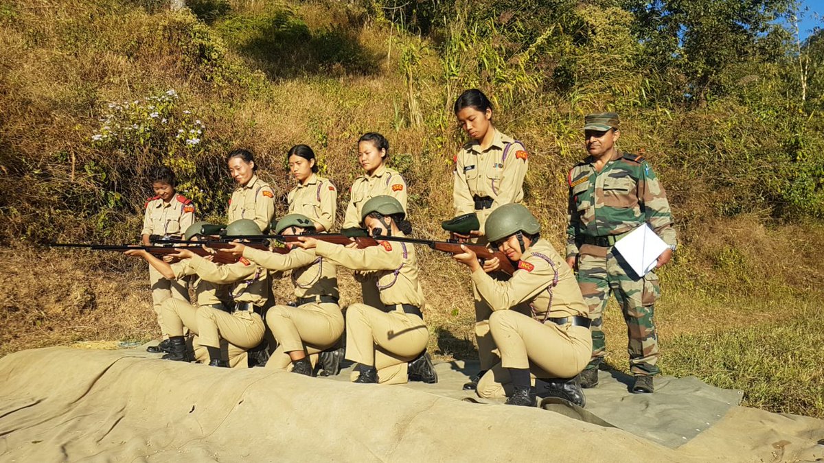 nccner's tweet photo. Sgt Chubamayang, FA College, Mokokchung was adjudged ‘Best Shooter’ in the 0.22” Rifle Shooting Competition scoring a 2cm grouping. L Cpl Gaijenbung, St Xavier, Jalukie stood second. The event was part of the NCC CATC being conducted by 25 Naga Bn NCC since 05 Jan 23.@HQ_DG_NCC https://t.co/GPCrP8Swvl
