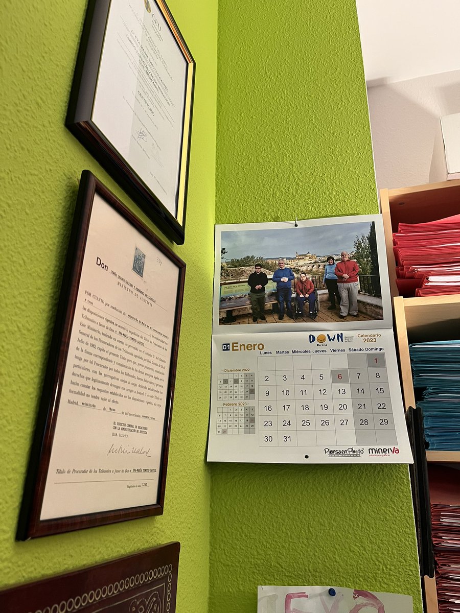 EvaProcuCOrdoba's tweet photo. Los días de este año 2023 me los va a marcar el calendario solidario de @DownCordoba 💙

¡A procurar!✍🏼⚖️👩🏻‍🎓💻
@timoteo_y https://t.co/S9kQUvJVkK
