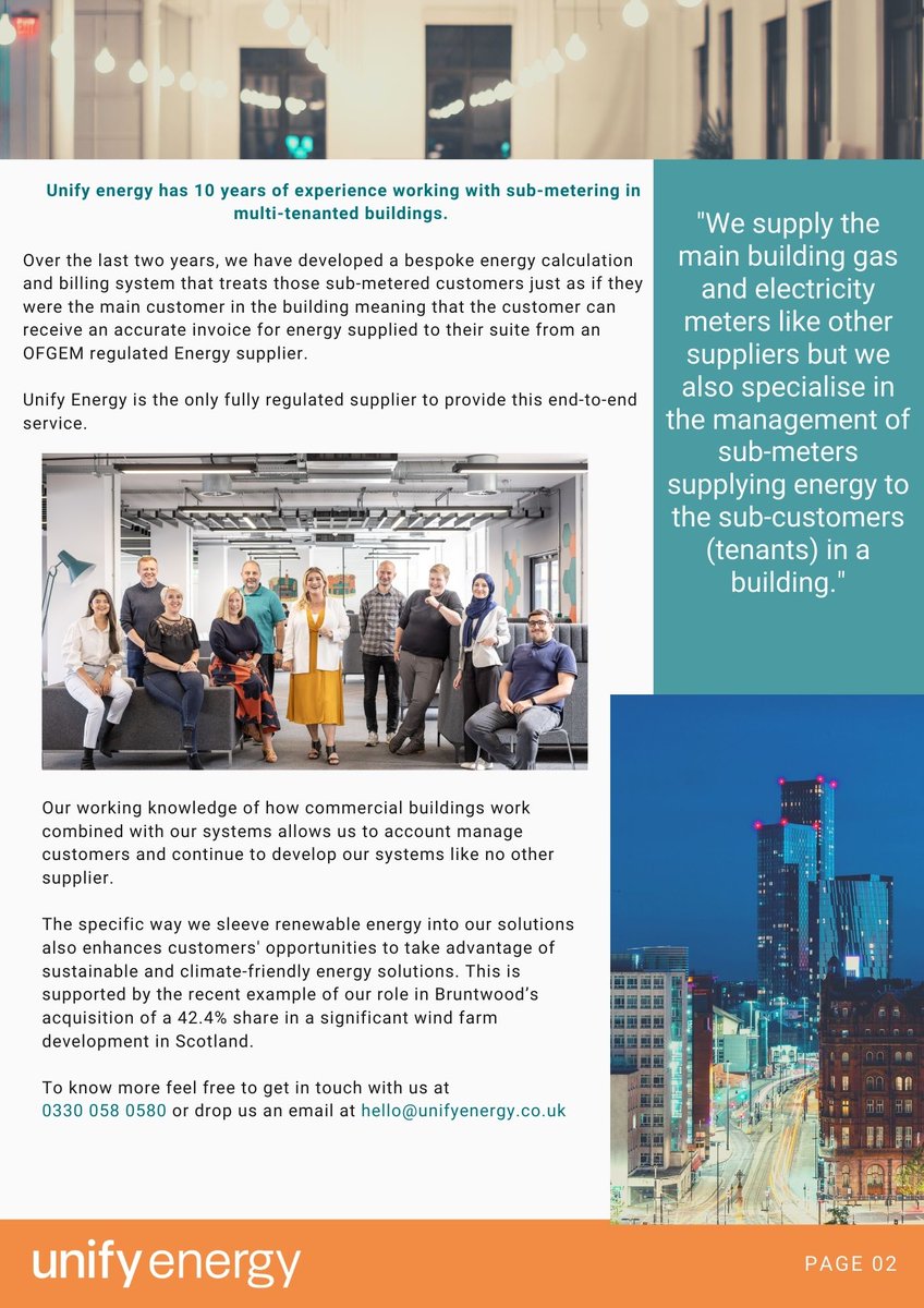 Unify Energy (@unifyenergy) on Twitter photo With the ongoing #energy price volatility & #CostOfLivingCrises it is essential for #businesses to have more visibility on the amount of energy used to budget effectively
Our CEO <a href="/sarahmbateman1/">Sarah Bateman</a> explains how to approach energy provisions that are vital to businesses & the planet With the ongoing #energy price volatility & #CostOfLivingCrises it is essential for #businesses to have more visibility on the amount of energy used to budget effectively
Our CEO <a href="/sarahmbateman1/">Sarah Bateman</a> explains how to approach energy provisions that are vital to businesses & the planet