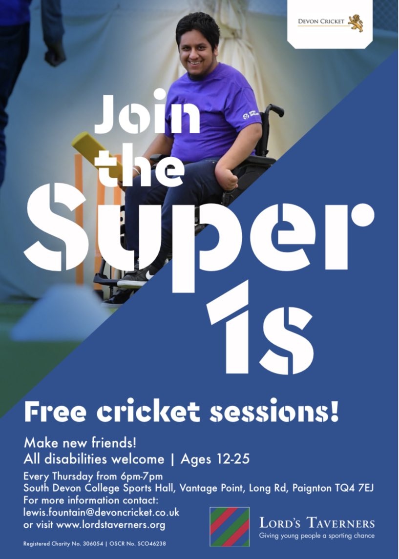🚨🚨SUPER 1s IS BACK!🚨🚨

🏏🏏Super 1s Cricket returns this week to Plymouth and South Devon!

‼️‼️We will have some exciting news regarding the Exeter hub soon...