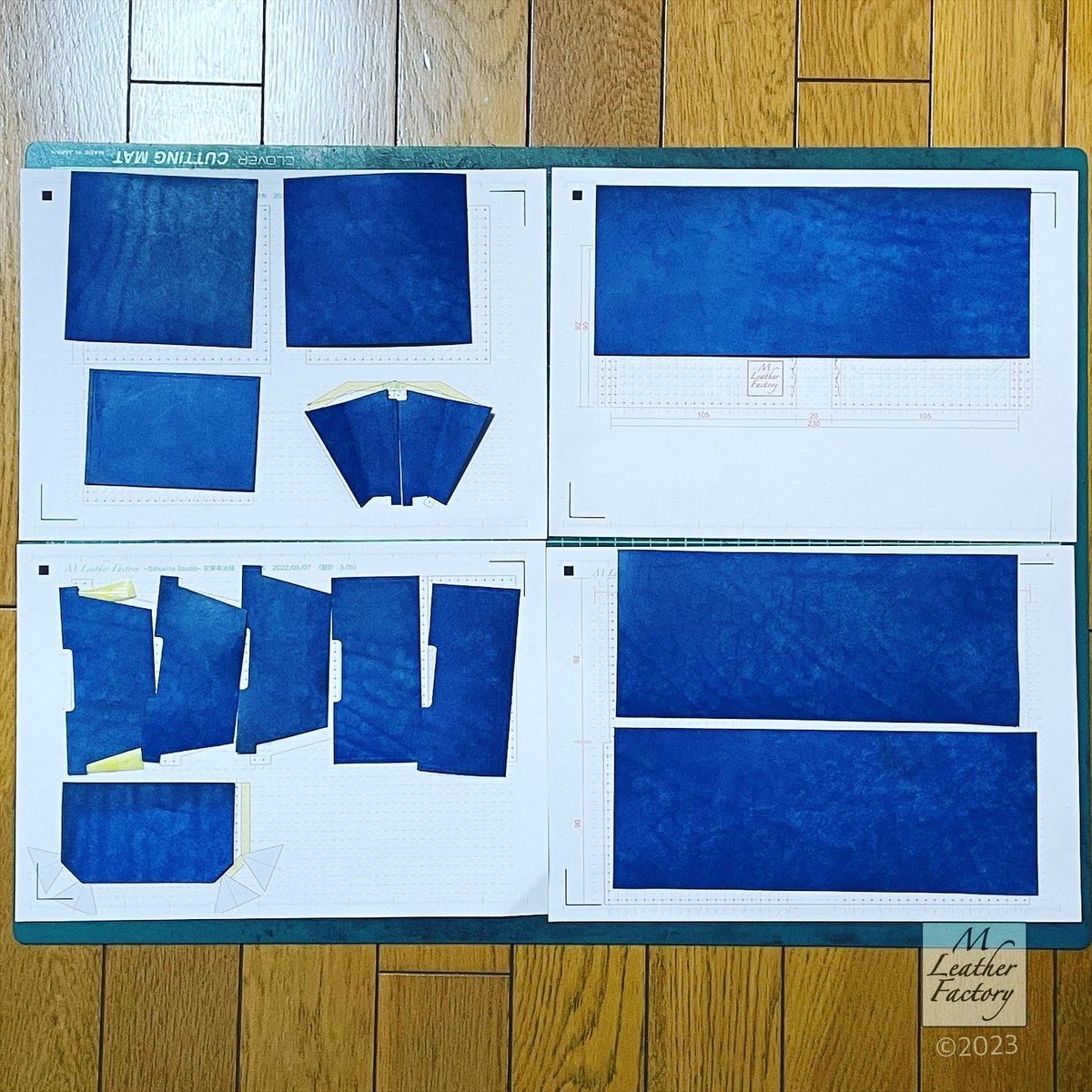 m_leather's tweet photo. オーダーいただいていた #二つ折り財布
いつでも良いとのお言葉に甘え、試作を作ったあと長らくお待たせしましたが、もう少し🙇
#maya #Covalt #青
#tempesti #テンペスティ
#レザクラ #レザークラフト
#革 #手縫い
#leathercraft #leather
. https://t.co/OEpWO1zTuG
