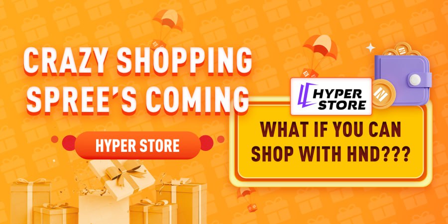 HyperNation8's tweet photo. Something NEW is coming to you this week!
Buy/Shop with HND🪙for a delightful shopping therapy in HyperStore🛍️

#hyperstore #hypernation #hnd #blockchain #metaverse #defi #nft #gamefi https://t.co/GFMst3dL0z
