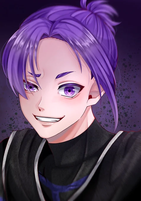 私が推し定まらないので友の推しを1人お試しで描いたよ 