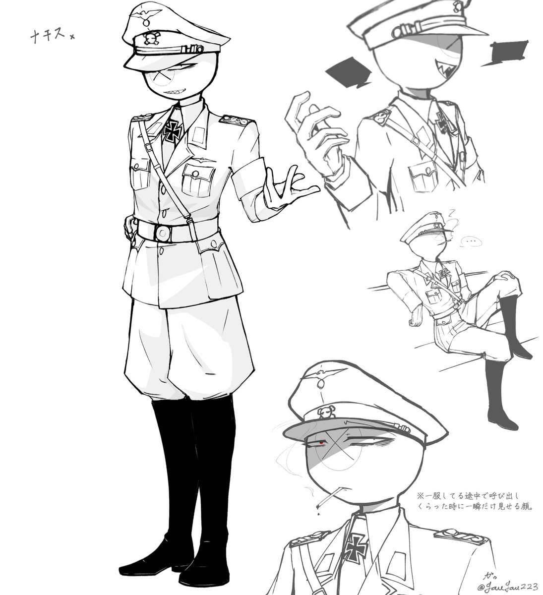 gaugau223's tweet photo. #countryhumans  
 #カントリーヒューマンズ https://t.co/EUQFWVZF4L