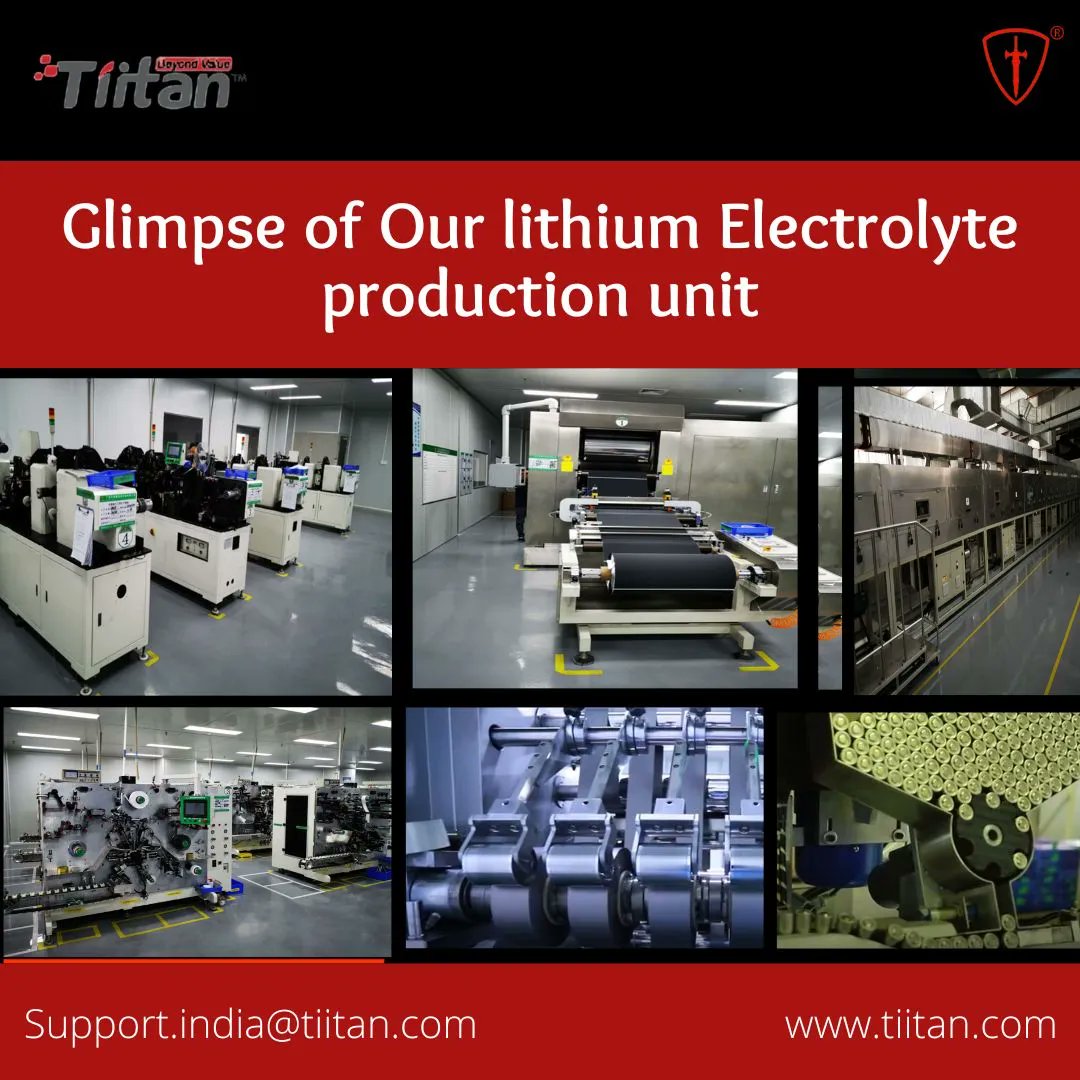 Tiitanindia's tweet image. We pride ourselves on our quality, reliability and high efficiency manufacturing process.
#manufacturing #lithiumcell #lithiumbatteries #factoryshowcase #tiitan