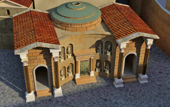 UYFmaps's tweet photo. #Temple of the #Divine #Romulus, erected for Valerius Romulus, the eldest son of #Maxentius, the self-proclaimed Roman #emperor
The exact location today: https://t.co/eDZc3YWsve
#UYFmaps #Rome #History #Italy #Roma https://t.co/tPKNodfgYS