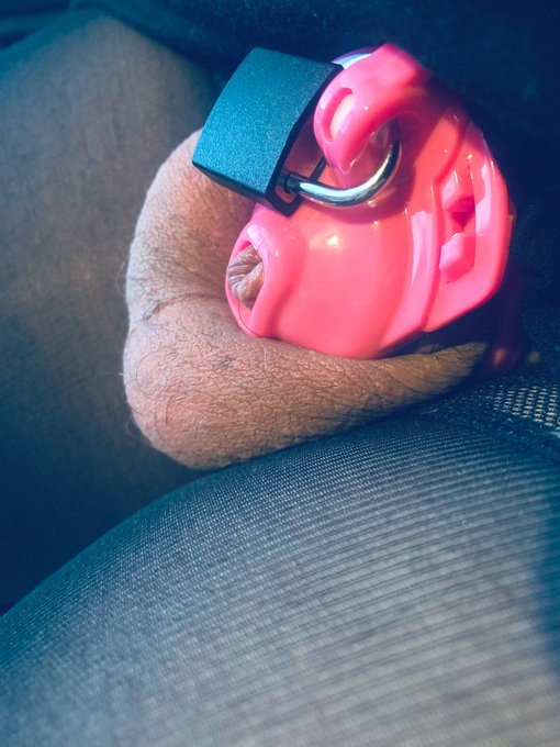 Who doesn&rsquo;t like going down to a smaller cage, best way to start a week #sissy #chastity 🔒🗝️ https://t<a href="/tag/sissy"class="tags"><span>#sissy</span></a><a href="/tag/chastity"class="tags"><span>#chastity</span></a>
