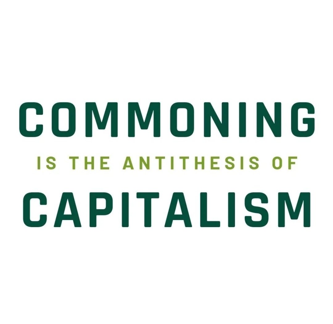 Commoning is not only about sharing, but also about the mutual obligations we have to one another.

Commoning has to do with a redefinition of work and labour as a human mutuality, rather than as an exploitation and exchange.

- Peter Linebaugh 

#agrariancommons #landaccess