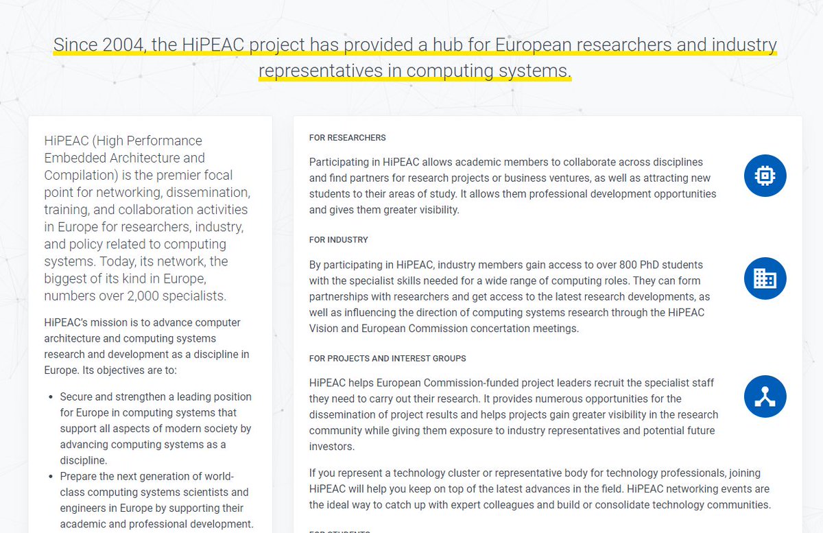 AssistIot's tweet image. #LearnaboutASSISTIoT:  ASSIST-IoT project will be present at HiPEAC (High Performance Embedded Architecture and Compilation) with @VEDLIoT project. You may learn more about the event here: hipeac.net/network/#/
#ASSISTIoT #IoT #NGIoT #event #H2020 #presentation 
@NGIoT4eu