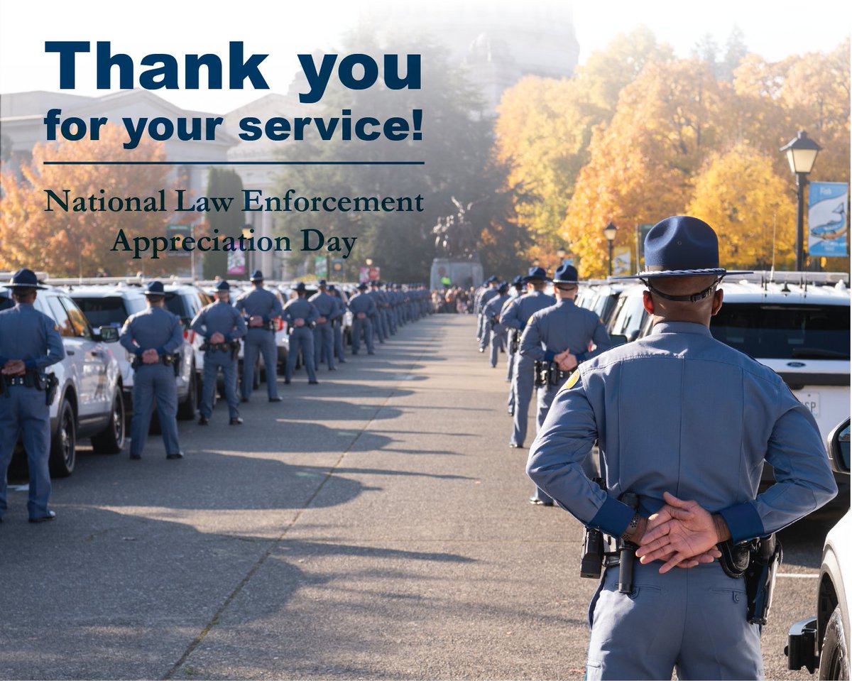 We wanted to take a moment and thank all who have chosen to serve in law enforcement, both within our agency, as well as our allied agency partners.

#NationalLawEnforcementAppreciationDay