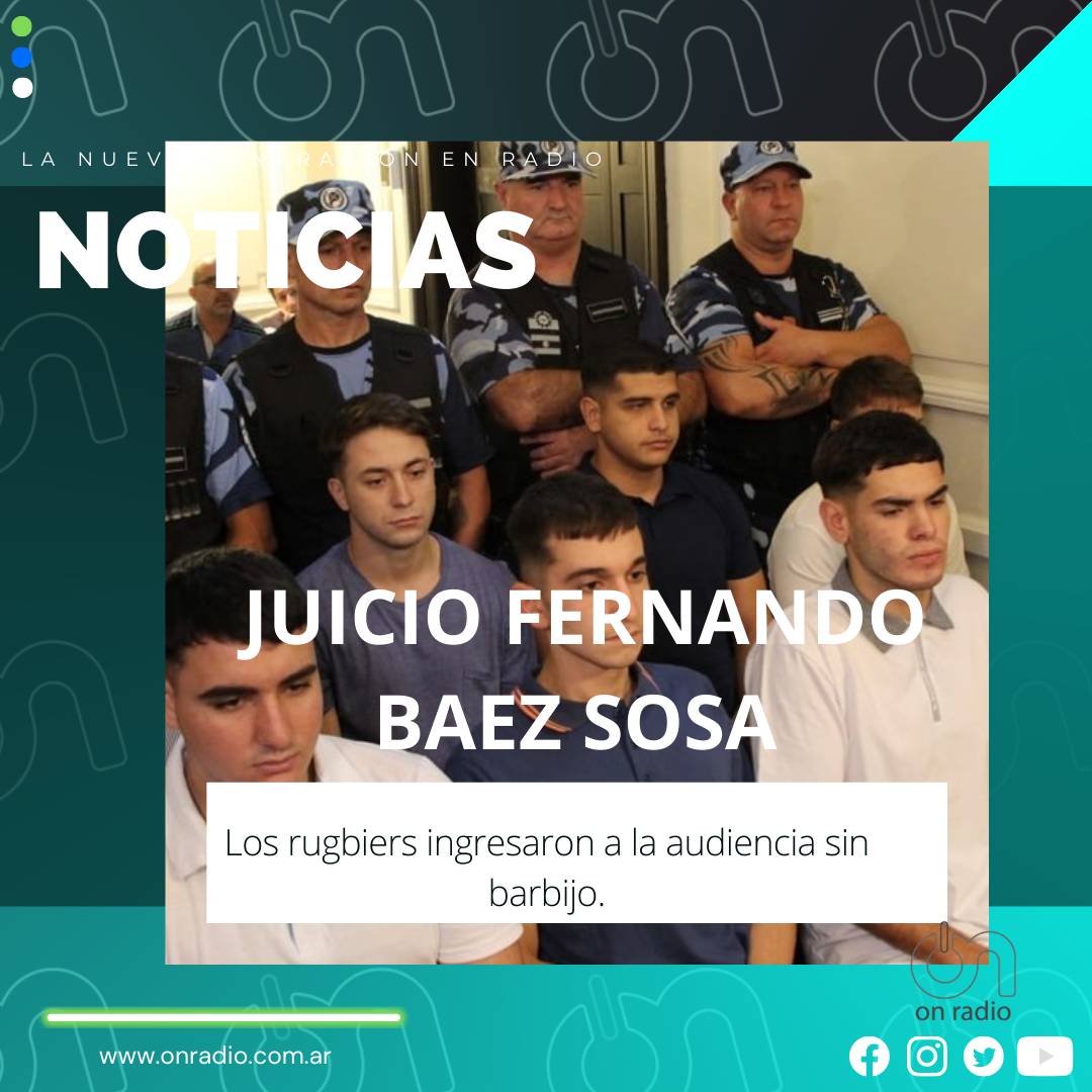 Por primera vez, se difundió una imágen de los ocho acusados con el rostro descubierto. Este lunes declarará el forense que le practicó la autopsia al cuerpo del joven.

OnRadio Seguinos a través de nuestra web 🔗 bit.ly/EnVivoOnRadio o App 🤳📲 bit.ly/AppOnRadio
