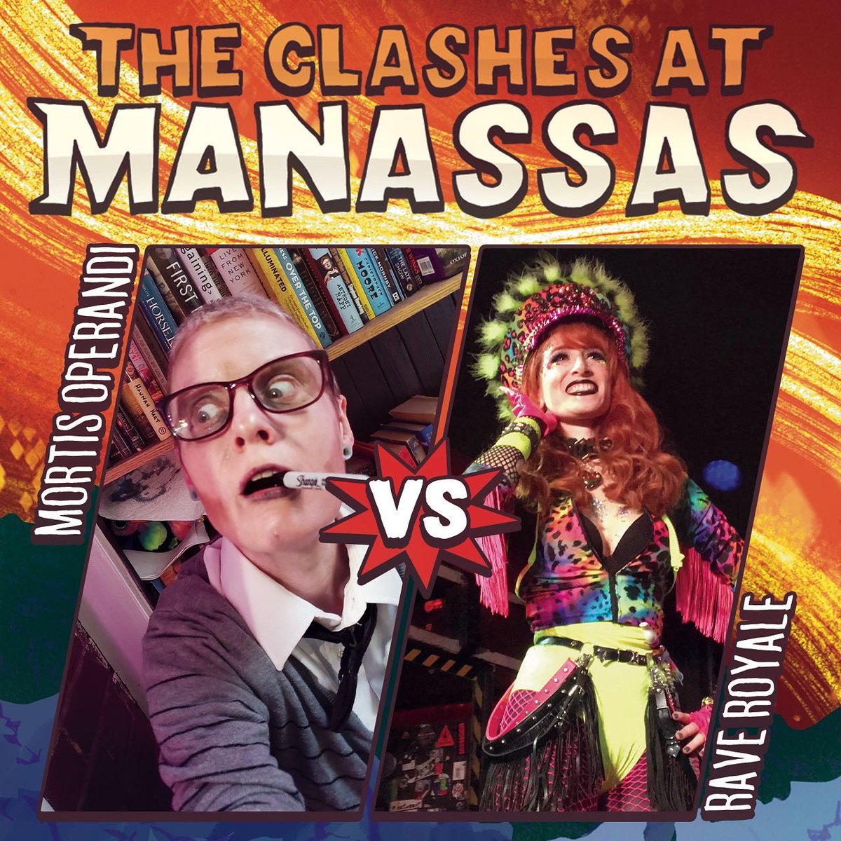 ONWARD TOWARDS MANASSAS, VIRGINIA!!!

Join us this Saturday Night over at the ARTfactory!

We bring you four amazing bouts of Super Art Fight action!

Also bringing you some familiar and fresh new faces to our usual shenanigans!