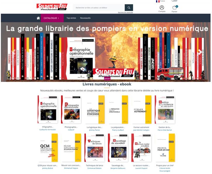 Très heureux de ce nouveau partenariat avec <a href="/SoldatsdufeuMag/">Soldats du Feu - #PensezAutrement</a> qui propose désormais son catalogue au format numérique, avec également un site à ses couleurs 👉soldatsdufeu.numilog.com

#ebook #livrenumerique #diffusionnumerique #distributionnumerique #numilog #carlozaglia