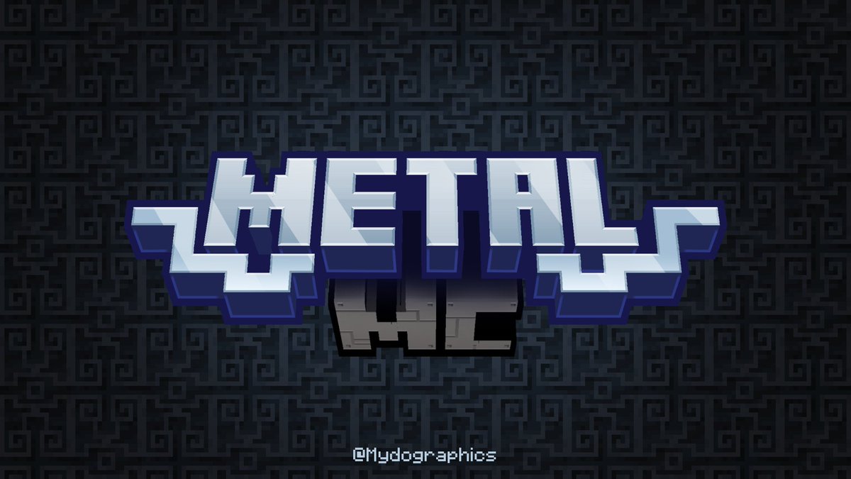 MydoGraphics's tweet image. Metal 🔗 #Minecraft #LogoDesign