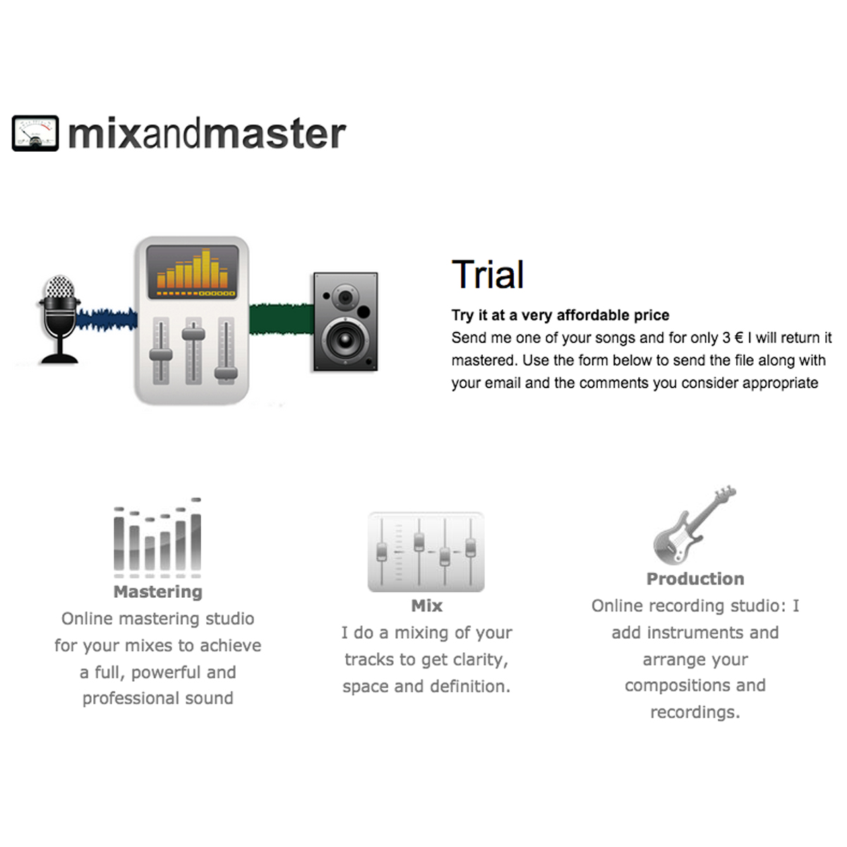 Mixandmaster, the studio aimed at all those musicians who make their recordings at home, comes back with a new website  #recording #studiorecording #recordings #musicrecording #homerecording #studiorecordings #homestudio #homestudios
mixandmaster.org/en/?utm_source…