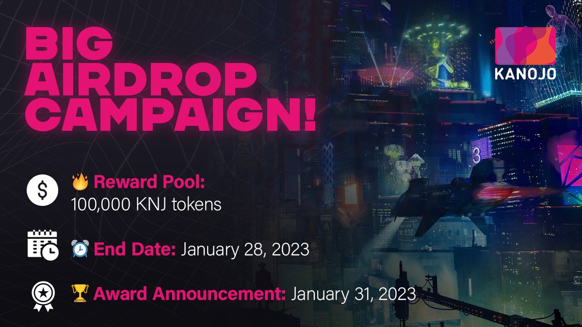 kan_ojo's tweet photo. 📣 Kanojo DAO Airdrop is live!

🏆 Reward for Tasks: Up to 50 KNJ tokens for 2000 participants

👨‍👩‍👧 Referral Reward: 10KNJ tokens

🤖 Airdrop bot: https://t.co/BCsWPDgyqw👈

👉 Rules: https://t.co/4PHxV9GuD8

#cryptocurrency #Airdrop #ERC20 #Bitcoin #USDT #KanojoDAO #Airdropstario https://t.co/t4rM1b1nvA