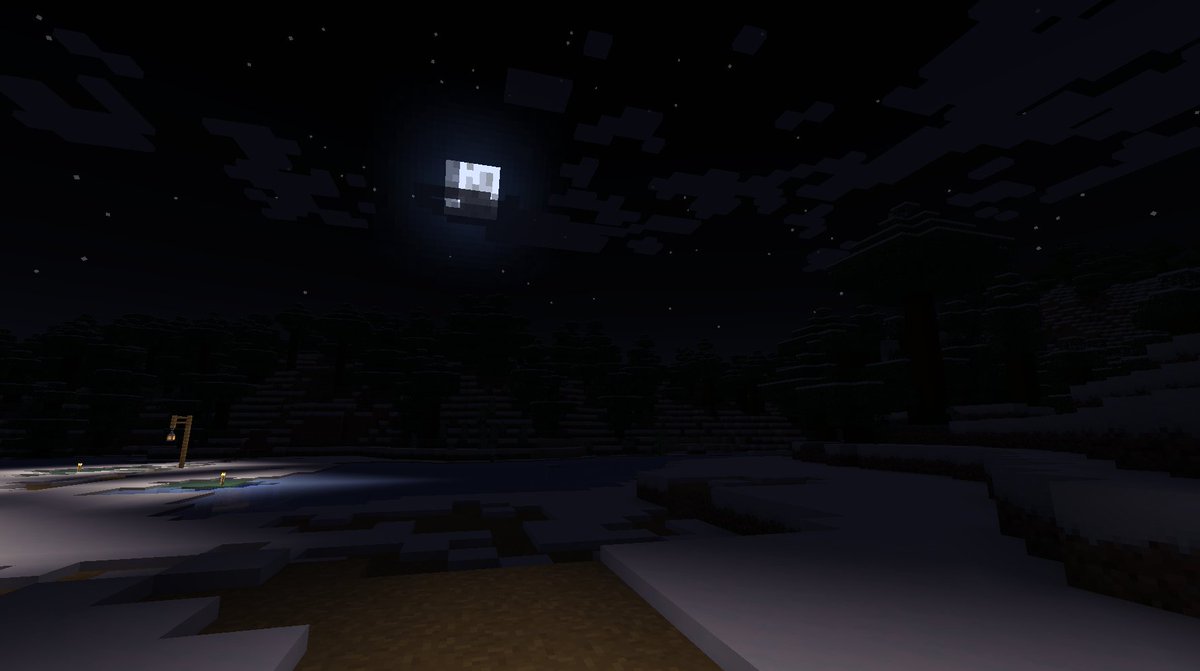 ComanHoliday's tweet photo. #Minecraft #マイクラ #RubidiumExtras
さてそろそろ寝ます(= ̄▽ ̄=)ノ
明日はワクチン打ちに行く日
今日の最後の一枚は「雪原村3・ルビジウムEXの夜」
では(*´ω`*)ノシ オヤスー https://t.co/56v85jQUHw