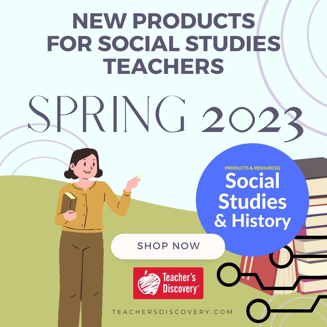 NEW 2023 PRODUCTS FOR SOCIAL STUDIES TEACHERS!  ow.ly/GqQY50M5S0B

#socialstudiesteacher #socialstudiesteachers #socialstudies #socialstudiesclassroom #teachsocialstudies #history #historyteacher #historyteachers #historyclass #ushistory #worldhistory #new