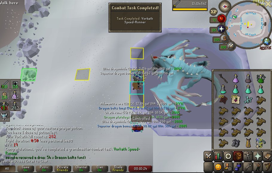 Ez speed task, no claws ✅✅ #runescape #osrs #gaming