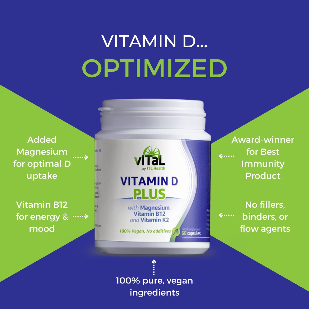 Kick those post-holiday #winterblues to the curb! Vitamin D Plus is a winning combination for healthy immunity and a boost in energy &amp; mood! 
itlhealth.com/products/vital…