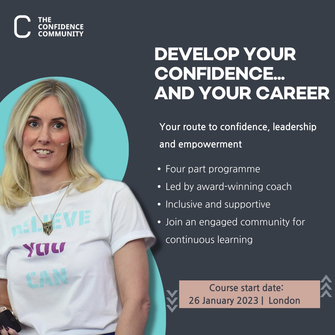 👏👏🏽👏🏾 Good things come in threes and we have the last remaining ✨THREE✨ spaces available on our confidence and leadership course!

Our four-part programme will provide you with tools designed to reframe your mindset and rebuild your confidence. 
💡 loom.ly/hrB-gtQ