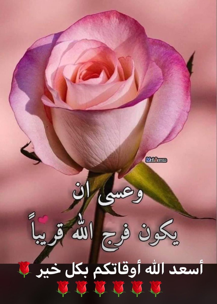 لا تقل ضاقت لكن قل غدا سوف ياتي منك  يارب الفرج …