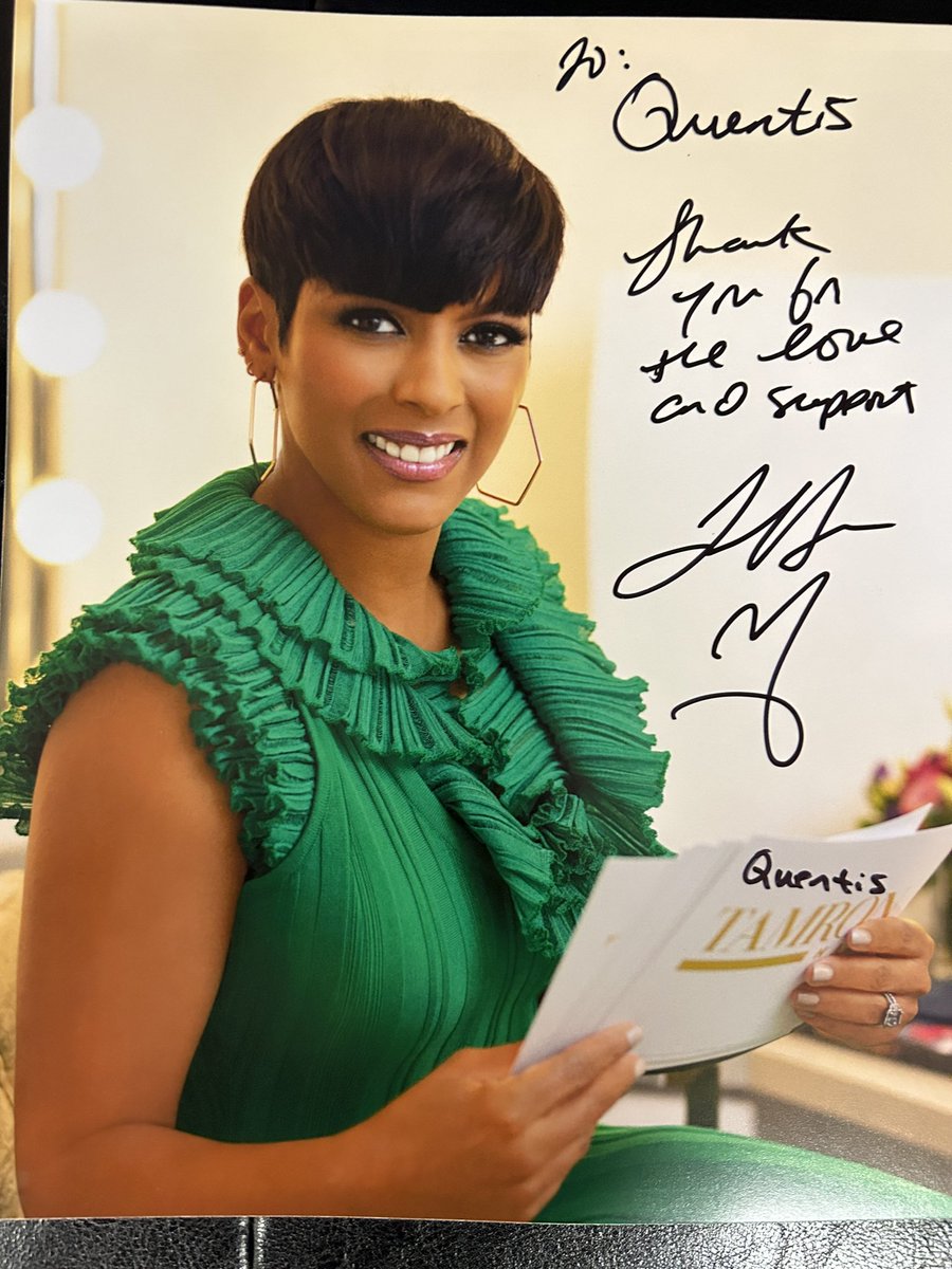Quentis Jones Fox 23 News (@quentisj) on Twitter photo Returned back to work after being sick to an awesome surprise from the AMAZING <a href="/tamronhall/">Tamron Hall</a> Thank you so much. So much admiration for you and your work! Returned back to work after being sick to an awesome surprise from the AMAZING <a href="/tamronhall/">Tamron Hall</a> Thank you so much. So much admiration for you and your work!