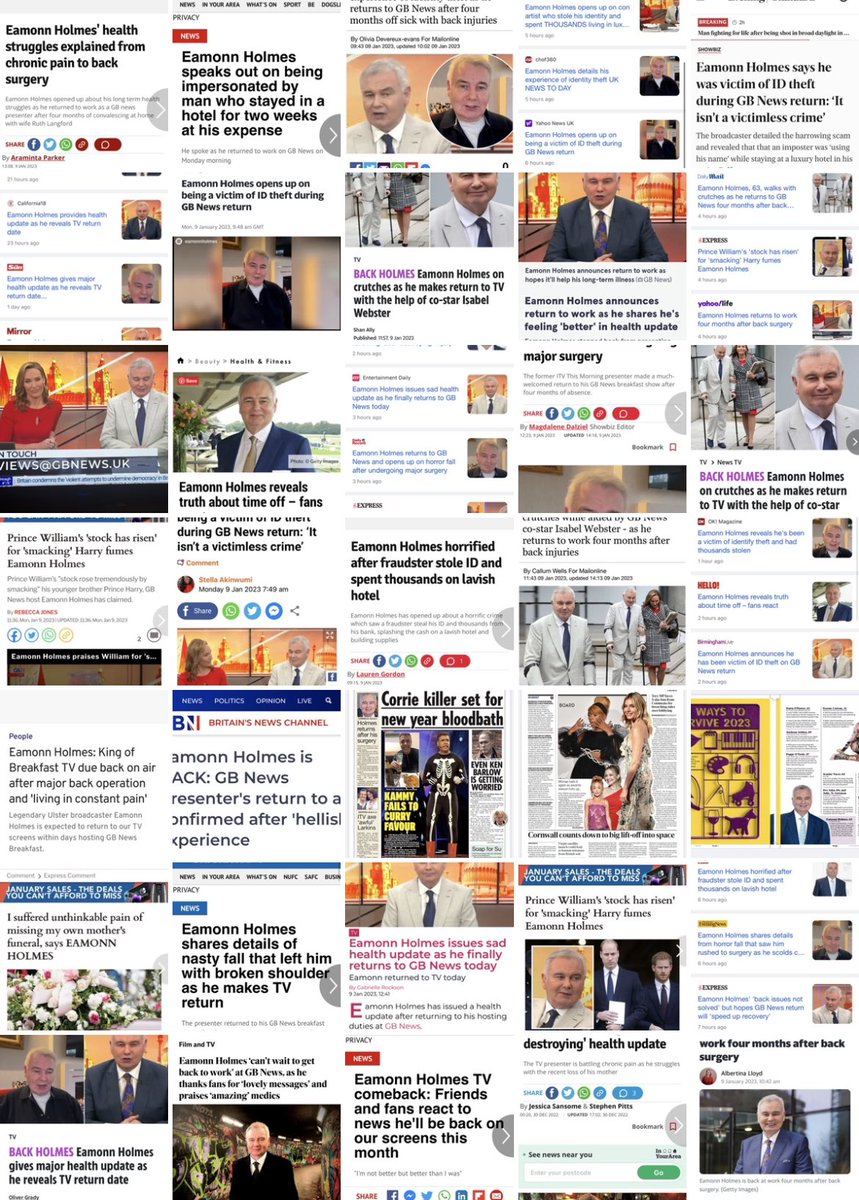 NicholasOwens's tweet photo. Fair to say the return of our client @EamonnHolmes to @GBNEWS has been well covered by the media today.
Underlining the King of Breakfast is back where he belongs - waking you up with news & views.
Back tomorrow next to the brilliant @IsabelWebster_ at 6am. Now
#setyourclocks https://t.co/6seSPWpvoE