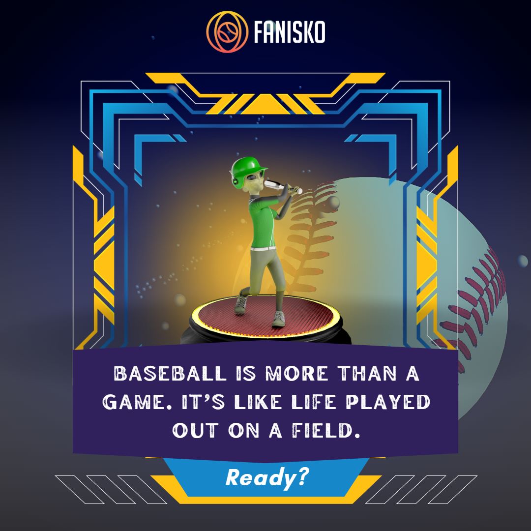 "Baseball is more than a game. It's like life played out on a field"

To take place in that journey at panchia space purchase our #faniskonfts 

Link 👉bit.ly/SportsLuckyCha…

#metaverse #nftcollectible  #nftmarket #digitalart #charm #digiway #nftforwin #Getluckified #Metaverse
