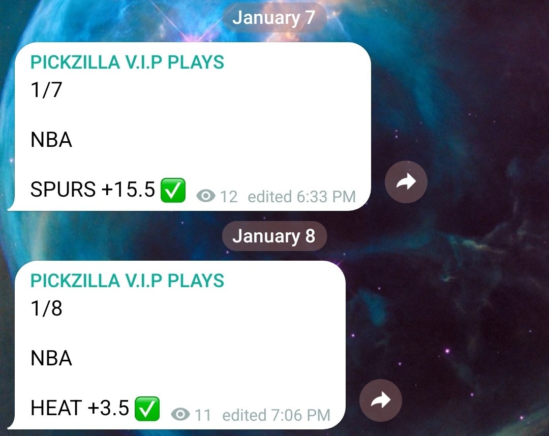 Pickzilla101's tweet photo. HEAT +3.5 ✅️🔒

8-1 NBA PICKS STREAK 💰🏃‍♂️

ONLY GIVEN OUT ONE LOSING PLAY IN 2023...

I DO NOT PLAY GAMES I PROFIT OFF THEM 👌

...edited means I added the ✅️

#nba #sportsbetting #cashoutking https://t.co/Aka49f0dOl