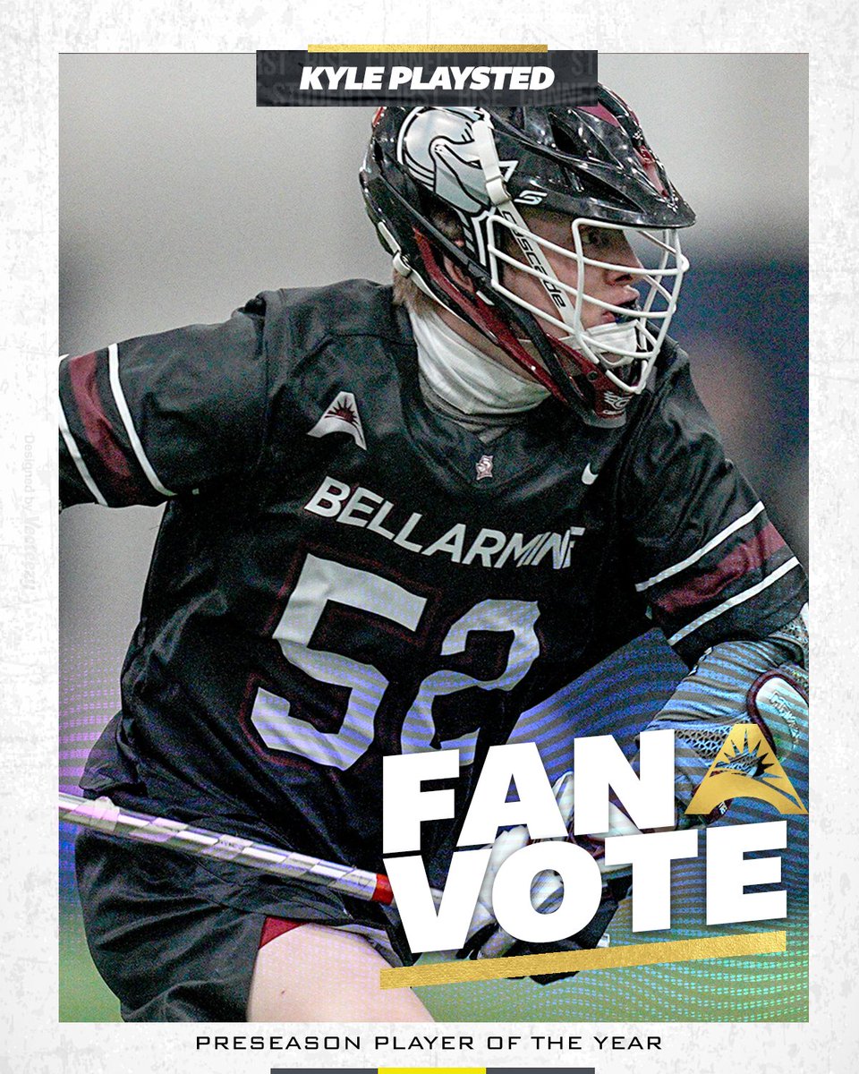 .<a href="/BellarmineLax/">Bellarmine Lacrosse</a>'s Kyle Playsted has been nominated for the #ASUNMLAX Fan-Voted Preseason Player of the Year Award‼️🔥

Head to our ASUN Facebook Page to vote for Kyle by Noon ET on Jan. 1️⃣1️⃣‼️🥍

🔗| facebook.com/media/set?vani…

#ASUNBuilt | #SwordsUpBU⚔️| <a href="/KP_PlayLax/">Kyle Playsted</a>