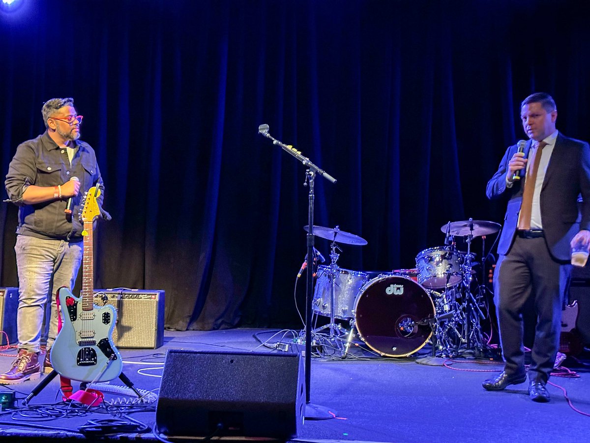 ideapharma's tweet photo. #JPM should always open with an indie rock show… Last night, #AltJPM brought all the passion from @eperlste, @DavidFajgenbaum, @bradloncar, @the_sy_guy and the best indie rock around… 🤘🏻 https://t.co/3407T6zbg6