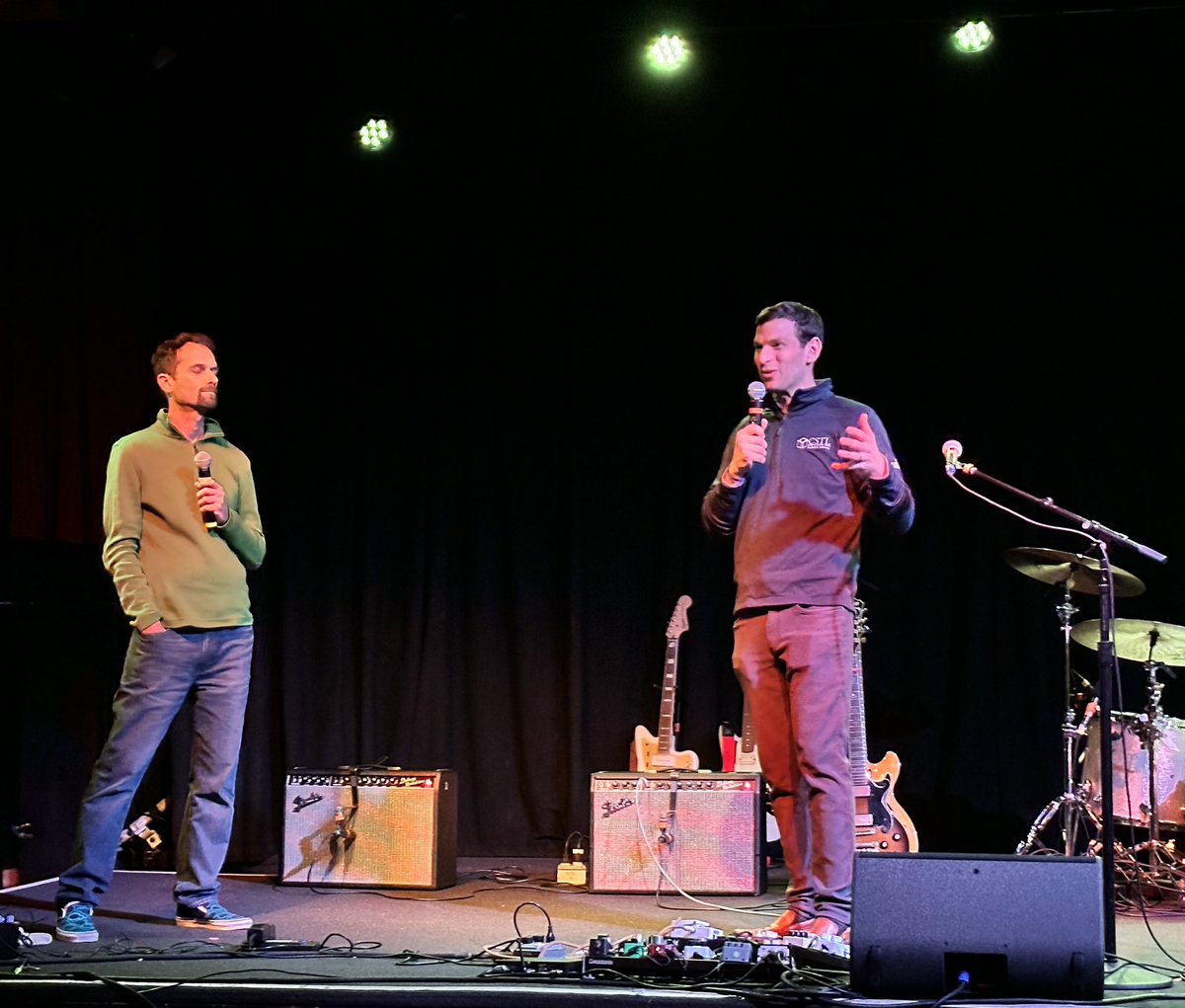 ideapharma's tweet photo. #JPM should always open with an indie rock show… Last night, #AltJPM brought all the passion from @eperlste, @DavidFajgenbaum, @bradloncar, @the_sy_guy and the best indie rock around… 🤘🏻 https://t.co/3407T6zbg6