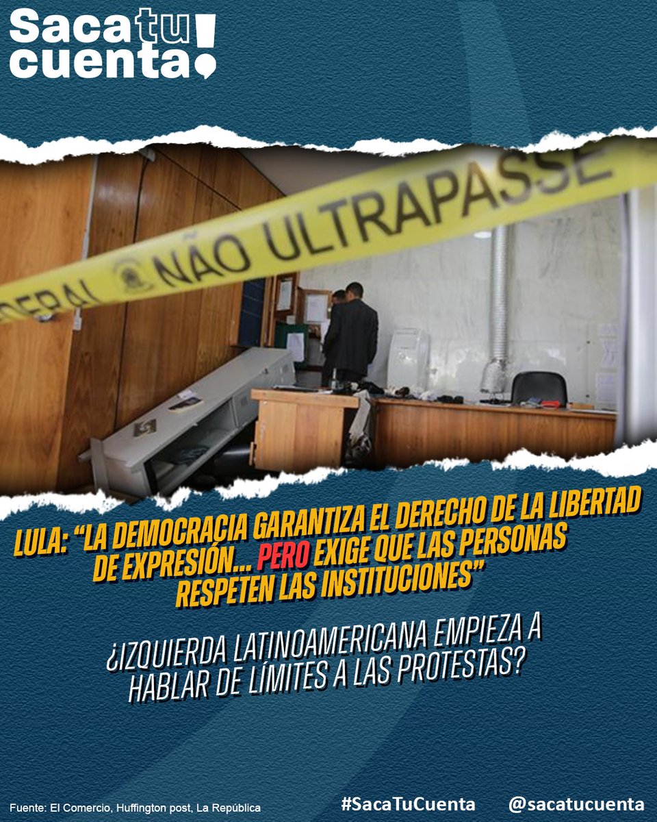 Declaraciones se dan tras que una marea de opositores atacara y destruyera sedes del Poder Ejecutivo, Legislativo y Judicial exigiendo intervención militar para derrocar a Lula.

#brasil #protestas #internacional #izquierda #latinoamérica #sacatucuenta