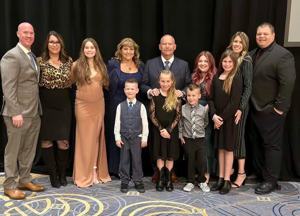 G_Horton8's tweet photo. The pinnacle of my professional career. Our “dog pile” at the HOF event. Many of my team were at the event for me to thank them properly. Thanks to all of you!! https://t.co/7iiqAaARQs