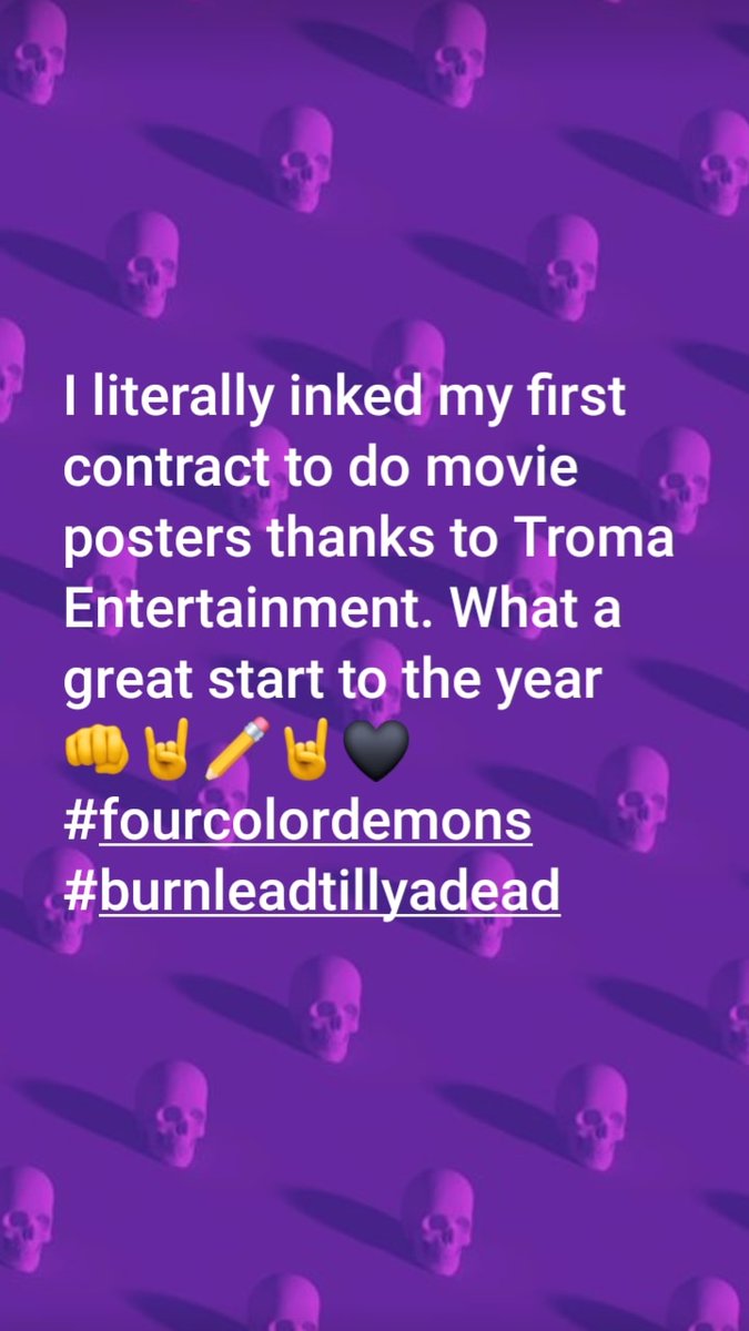 🤘✏🤘🖤🐜🐜🐜#fourcolordemons #tromaville #tromaentertainment #tesdtakeover #movies #burnleadtillyadead #impetus @Troma_Team @Tesdtown