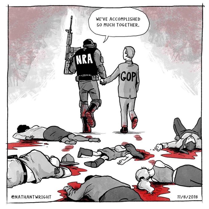 loladamwants's tweet image. An American tragedy, thanks to NRA republicons.

#SensibleGunControl