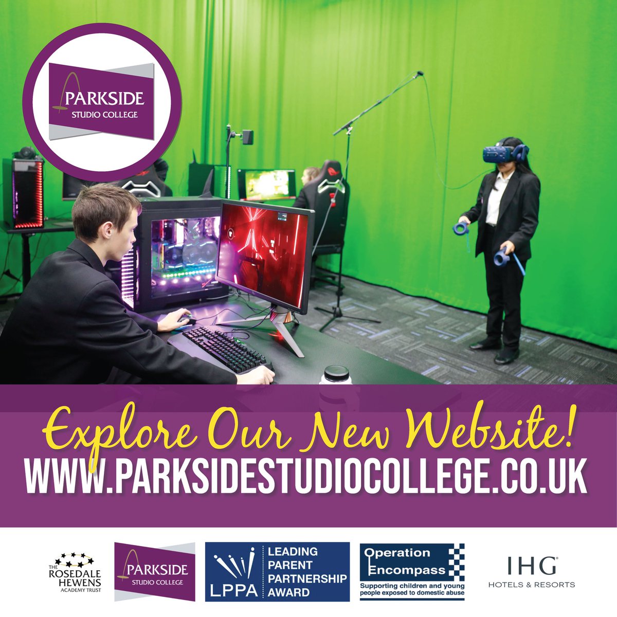 Parkside_Studio's tweet image. Our BRAND NEW website is NOW LIVE!

Visit our website via your mobile device or desktop to navigate through our new features such as quick links to our virtual tour, social media pages, ipayimpact payment portal, Newsletters, latest news and many more parksidestudiocollege.co.uk