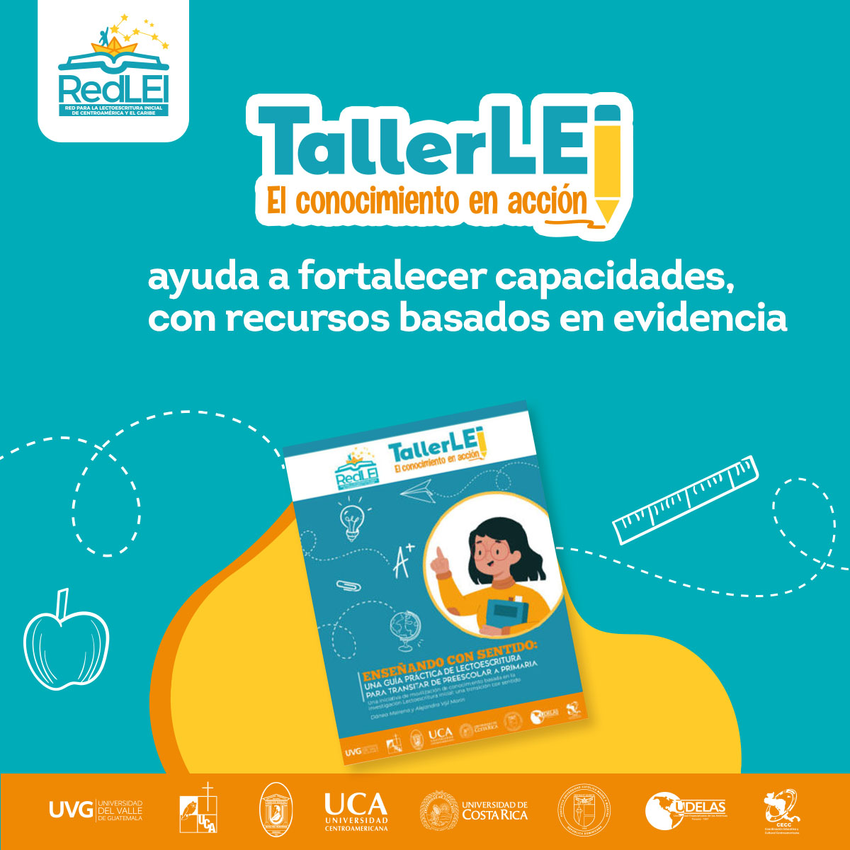 #TallerLEI contiene recursos didácticos que traducen el conocimiento en acción y al fortalecimiento permanente de la calidad de la educación pública.
 
📌 Conoce más de RedLEI en red-lei.org