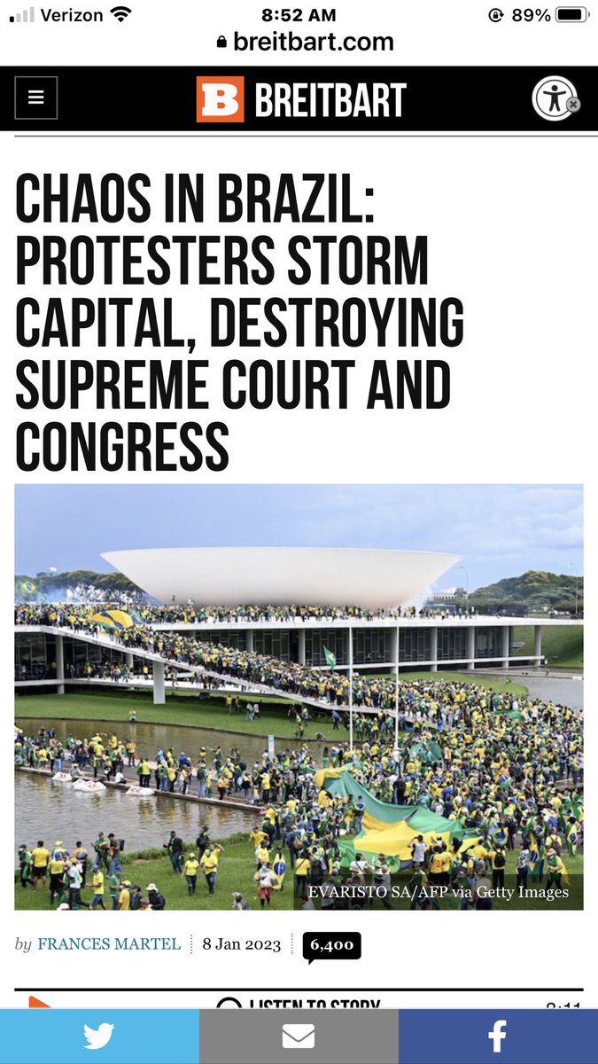 LovelyGigi33's tweet photo. The people in Brazil know that their recent election was stolen just like the two recent elections in the US.
#BravoBrazil 👍👍 https://t.co/h5hMImrTPp