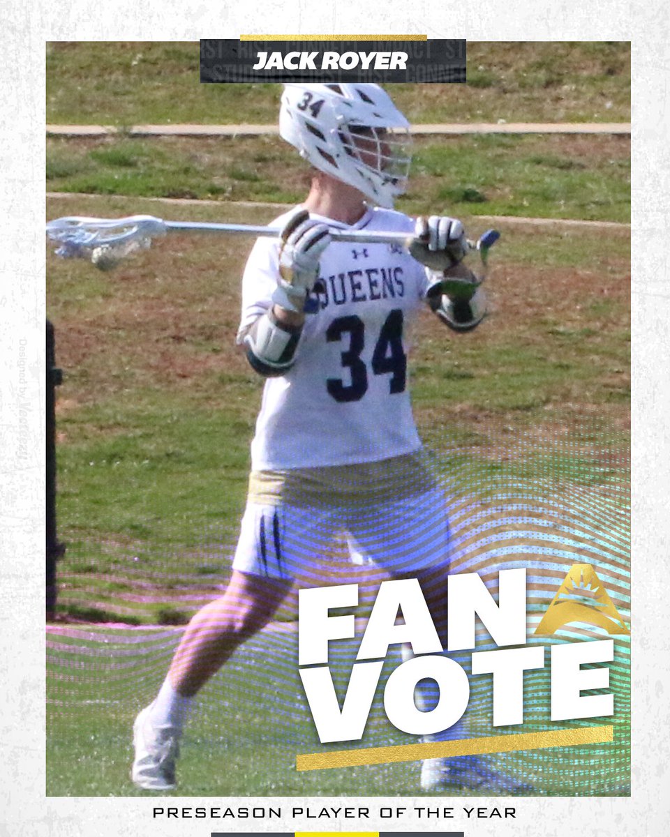 .<a href="/QueensMLAX/">Queens Men’s Lacrosse</a>'s Jack Royer has been nominated for the #ASUNMLAX Fan-Voted Preseason Player of the Year Award‼️🔥

Head to our ASUN Facebook Page to vote for Jack by Noon ET on Jan. 1️⃣1️⃣‼️🥍

🔗| facebook.com/media/set?vani…

#ASUNBuilt | #GoRoyals | @JackRoyer13