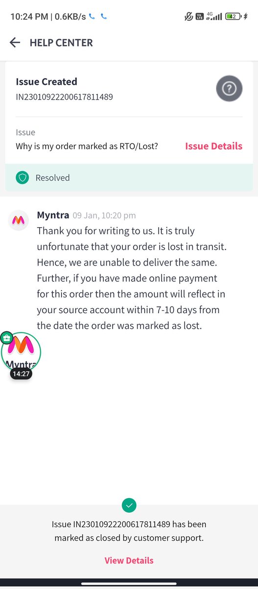 iamdevana's tweet photo. How continuously the same item will be lost . Myntra wasting time #banMyntra https://t.co/bPZzR7K9iv